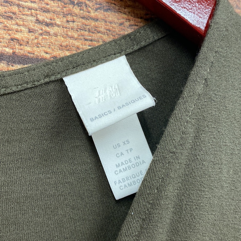 H&M Basics Olive Green Jumpsuit - Picture 3 of 4